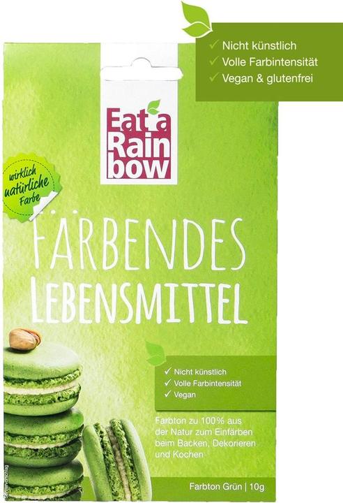 Produktbild Eat a Rainbow Färbendes Lebensmittel grün (10g)