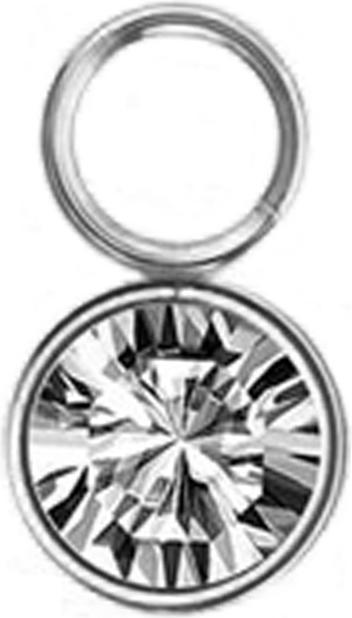 Produktbild Star Piercing Anhänger silber Kristall silber (ohne Messing, Chirurgenstahl 316L)