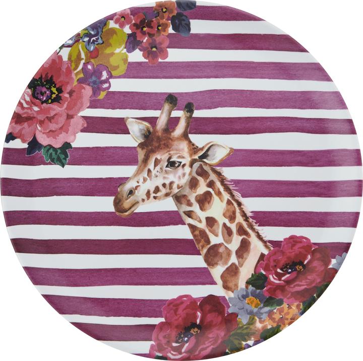 Actual product image Mikasa Wild at Heart Giraffe Round Tray, 36cm