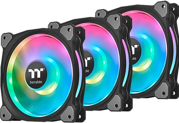 Image du produit Thermaltake Riing Duo 12 RGB LED Fan - 120mm Set of 3 (120 mm, 3 x)