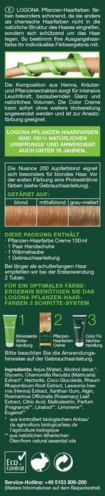 Actual product image Logona Plant Hair Colour Cream (200 copper blonde)
