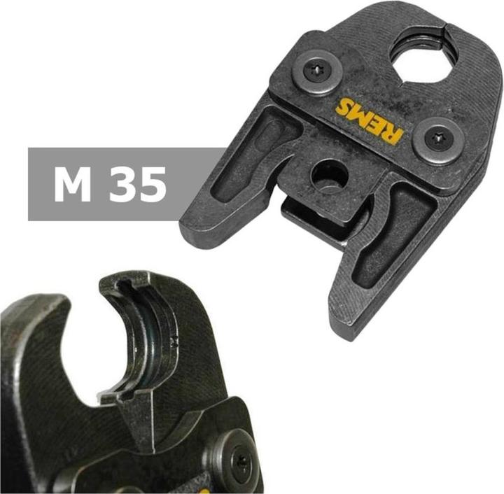 Actual product image Rems Pressing jaw Pressing tongs Standard M 35 ( 570150 ) for radial presses ( except Mini-Press ) (160 mm)