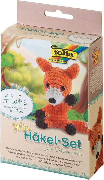 Actual product image Folia Mini crochet set fox