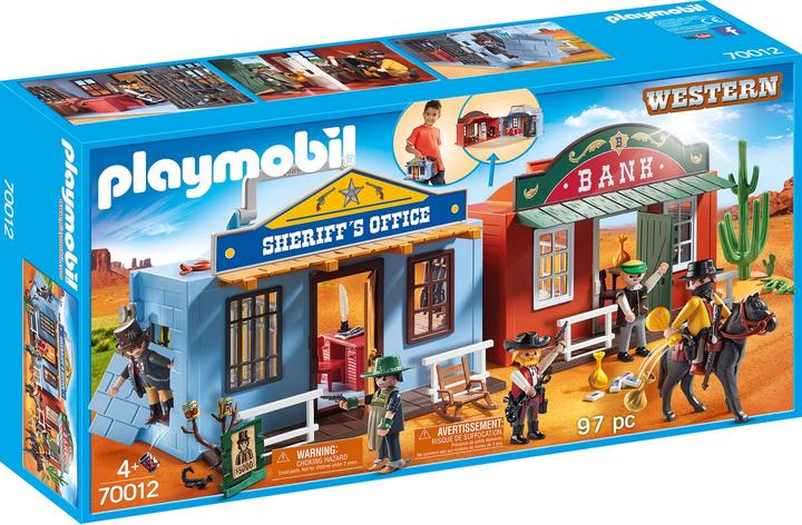 Actual product image Playmobil Driving Western City (70012)