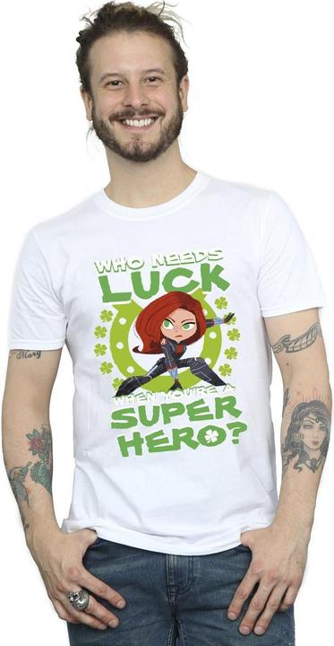 Immagine prodotto St Patrick's Day Black Widow Luck Maglietta Uomo (3XL)