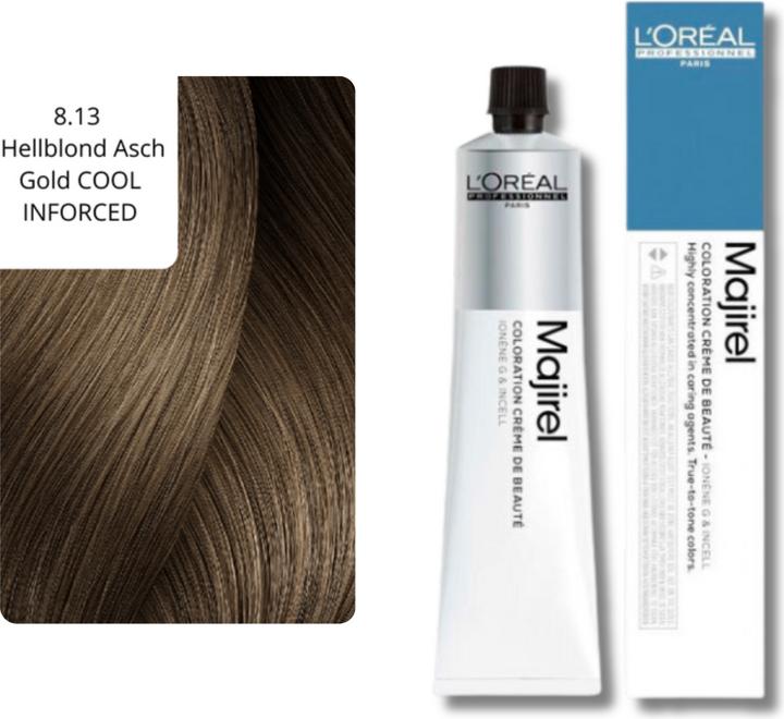 Actual product image L'Oréal Professionnel Majirel (8.13 Light Blonde Ash Gold)