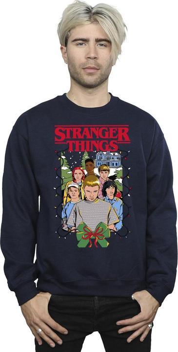 Immagine prodotto Netflix Stranger Things Christmas Poster Felpa Uomo (S)