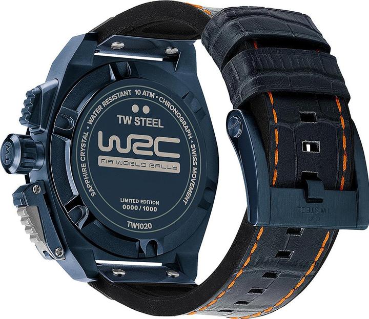 Produktbild TW-Steel TW1020 Fia World Rally Chronograph Limited 46mm 10ATM (Chronograph, 46 mm)