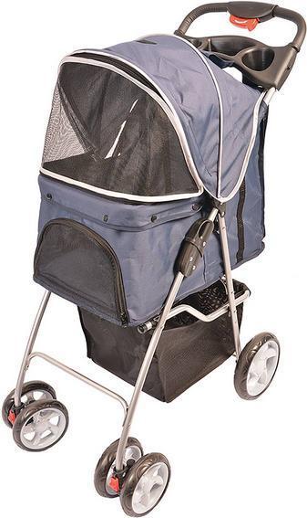 Produktbild Duvoplus Pet Buggy, 4 RÃ¤der, 80x46x100cm (Hund, Katze, Faltbar)