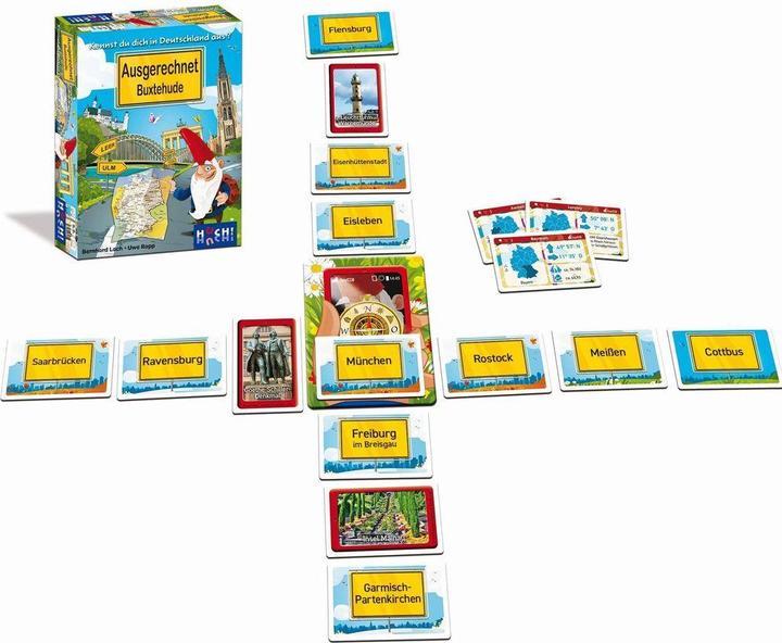 Produktbild 882066 - Ausgerechnet Buxtehude - Kartenspiel, 2-6 Spieler, ab 10 Jahren (DE-Ausgabe) (Deutsch)