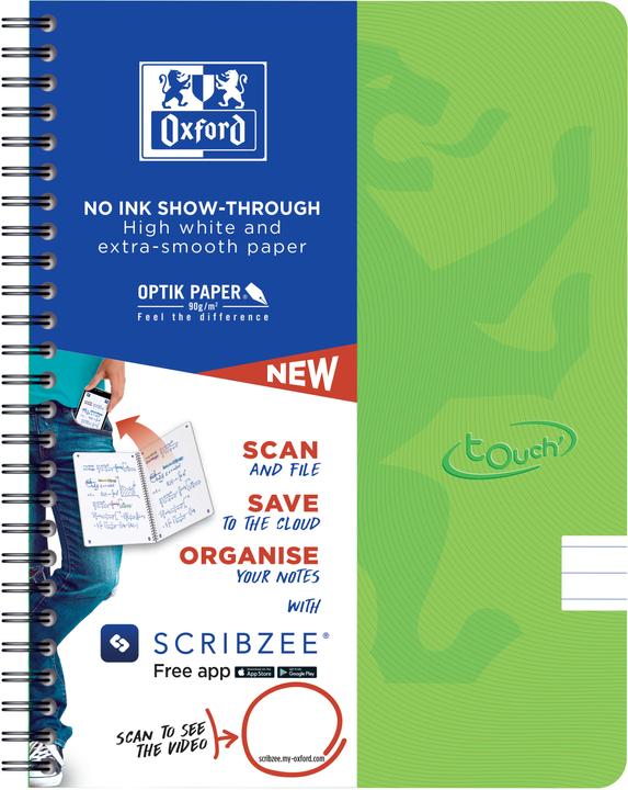 Produktbild Oxford Touch Spiralheft A5 liniert (A5, Liniert)