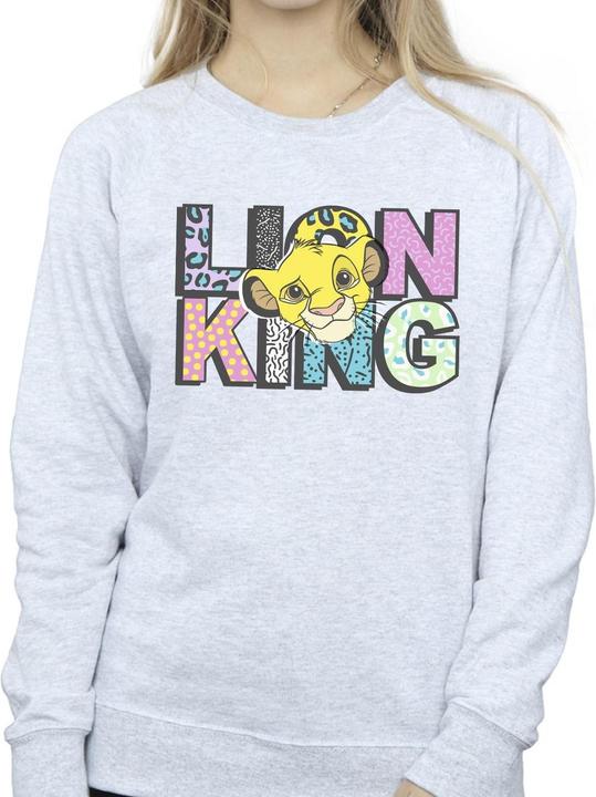Actual product image Disney Womens/Ladies The Lion King Pattern Logo Sweatshirt (S)