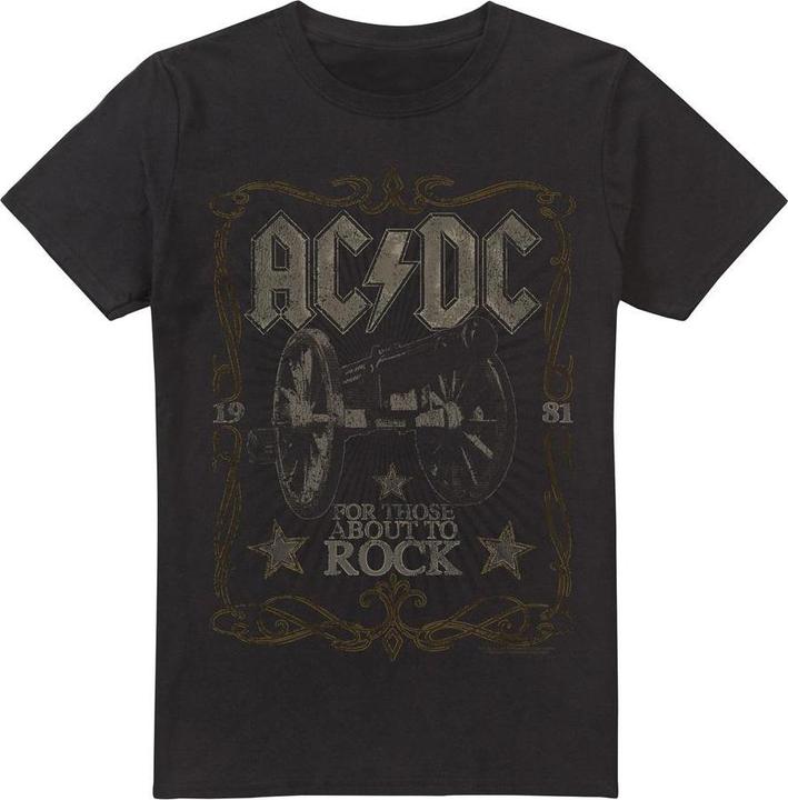 Actual product image AC/DC Mens Rock Label T-Shirt (5XL)