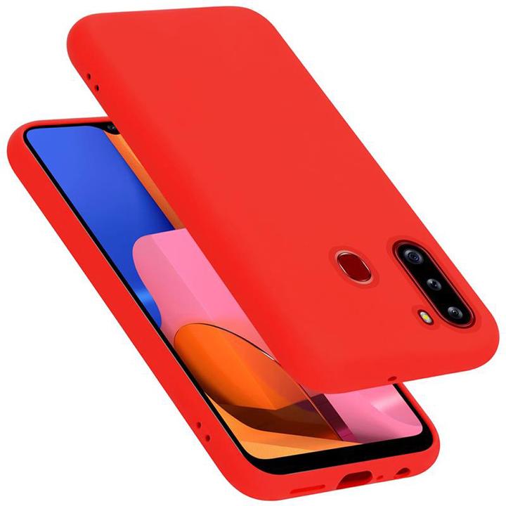 Actual product image Cadorabo TPU Liquid Silicone Case Cover (Samsung Galaxy A21)