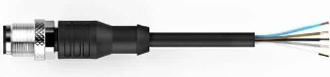 Actual product image Bernstein SFW-M12C4/AW-2PU Connection cable 1 pc.