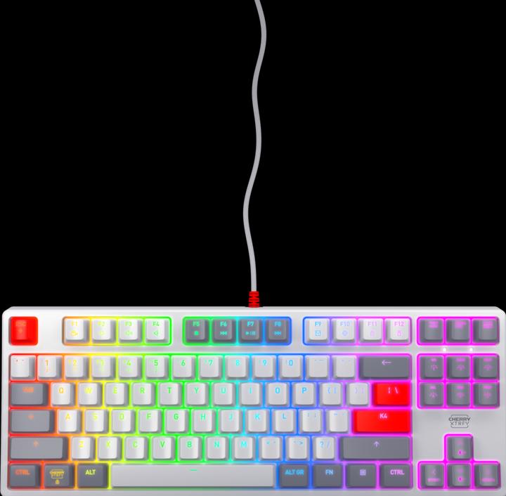 Actual product image CHERRY XTRFY K4V2 TKL keyboard, retro (US, Cable)