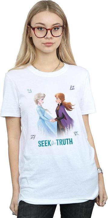 Image du produit Disney - T-shirt FROZEN ELSA AND ANNA SEEK THE TRUTH - Femme (M)