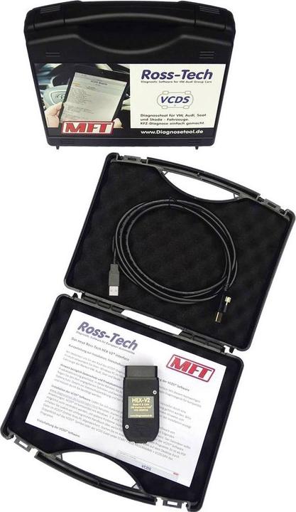 Produktbild Ross-Tech HEXUSB Interface VCDS Diagnosetool für VW Audi Seat und Skoda im Koffer