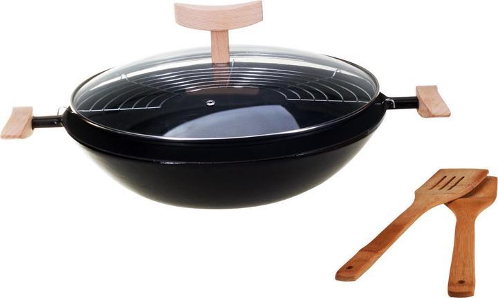 Produktbild Nouvel Shanghai (36 cm, Wok Pfanne, Gusseisen)