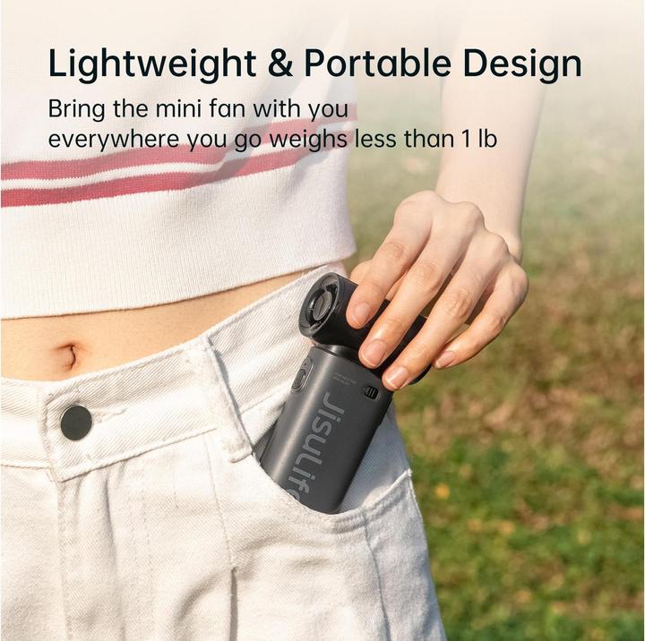 Produktbild Jisulife Handheld Fan Life9 (3600mAh) black