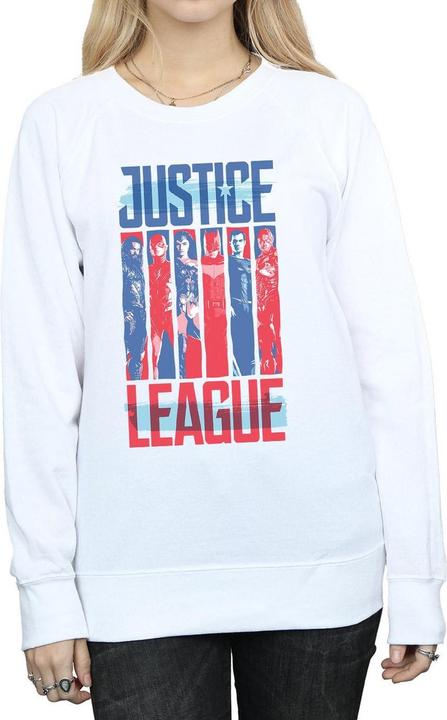 Image du produit - Sweat JUSTICE LEAGUE MOVIE TEAM FLAG - Femme (XXL)