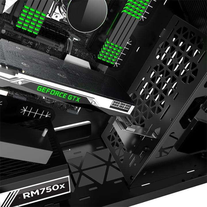 Actual product image Jonsbo TR03-G Showcase (ATX, mATX, Mini-ITX)