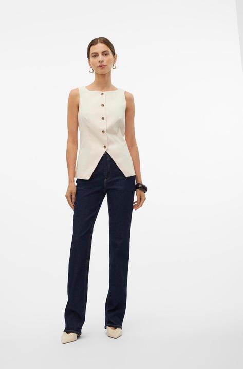 Actual product image Vero Moda VMTESSA Hohe Taille Gerade geschnitten Jeans Weit geschnitten (W29/L30)