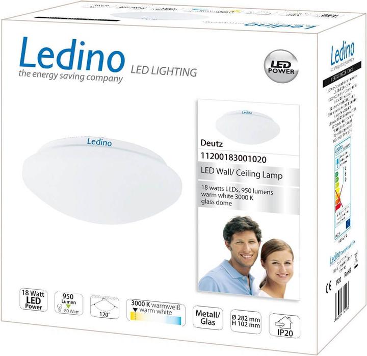 Productafbeelding Ledino LED Plafondlamp Deutz (950 lm)