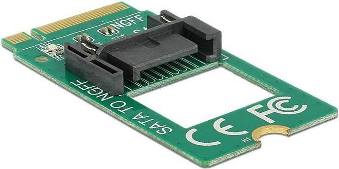 Produktbild Delock Adapter M.2 Key B male > SATA 7 pin