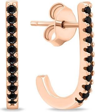 Image du produit Brilio Silver - Boucles d'oreilles originales en bronze avec zircons EA618RBC