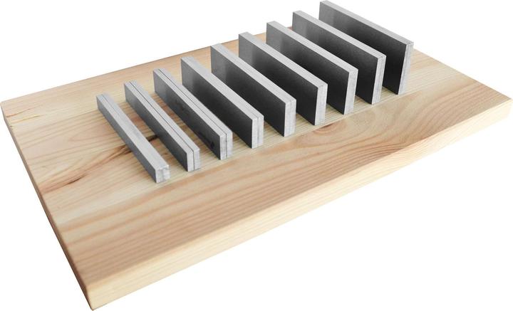 Immagine prodotto Paulimot Parallelunterlagen-Set 18-teilig Länge 100 mm, Breite 4 mm
