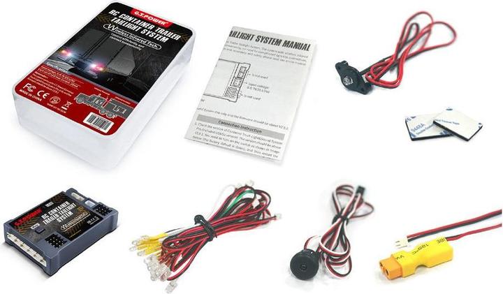 Immagine prodotto G.T. Power Illuminazione a LED per rimorchio autocarro 1:14