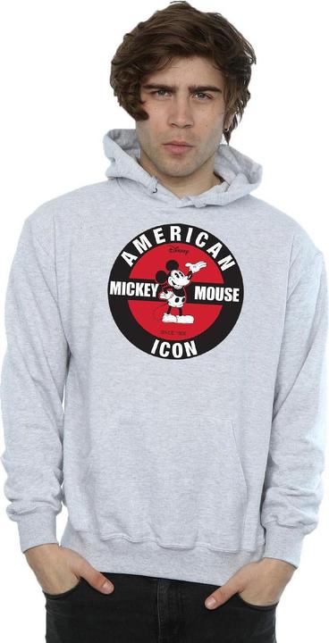 Actual product image Disney Mens Mickey Mouse American Icon Hoodie (3XL)