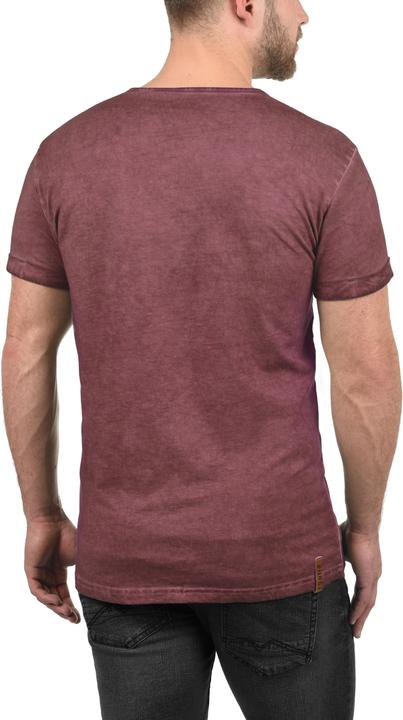 Immagine prodotto Solid Tihn T-Shirt A Maniche Corte Maglietta Da Uomo Con Collo Grandad In Cotone 100% (XL)