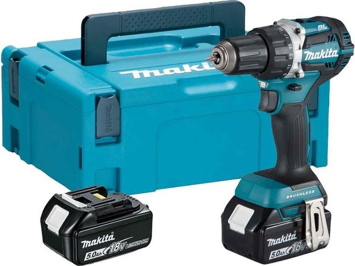 Image du produit Makita DDF484RTJ Perceuse-visseuse sans fil, 18 V, 2x 5,0 Ah Li-Ion, 54 (Fonctionnement sur batterie)