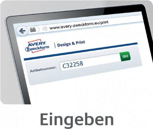 Produktbild Avery Zeltkarte C32253