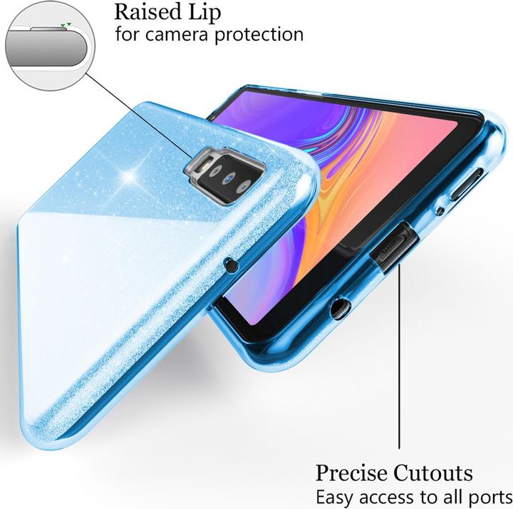 Actual product image Nalia Glitter mobile phone cover (Samsung Galaxy A7 (2018))