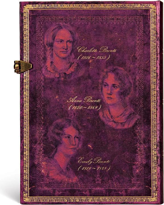 Actual product image Sigel Paperblanks notebook The Brontë Siblings (13 x 18 cm, Lined, Hardcover)