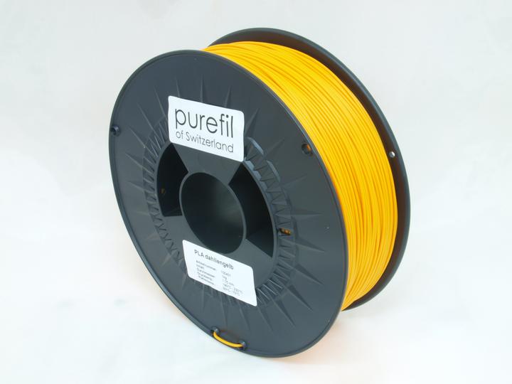 Produktbild Purefil FIlament (PLA, 1.75 mm, 1000 g, Gelb)