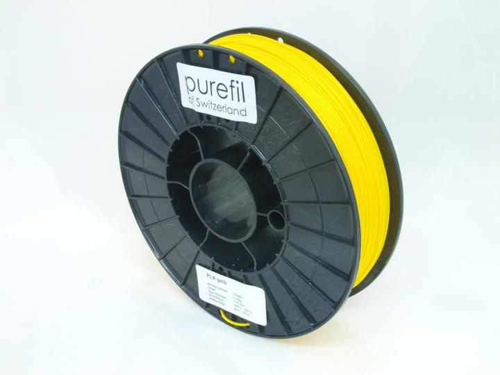 Actual product image Purefil Filament (PLA, 1.75 mm, 750 g, Yellow)