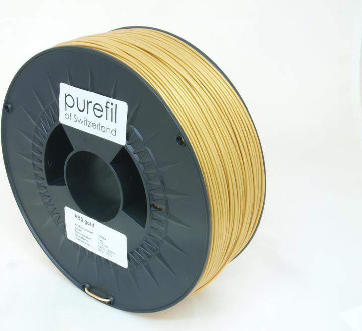 Actual product image Purefil FIlament (ABS, 1.75 mm, 1000 g, Gold)