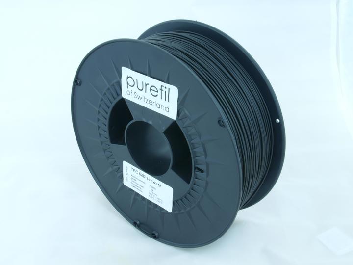 Produktbild Purefil Filament (TPC, 1.75 mm, 1000 g, Schwarz)
