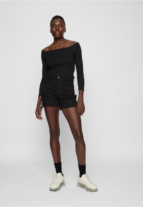 Immagine prodotto Urban Classics Donna Off Shoulder Rib Longsleeve - 16497 (XXL)