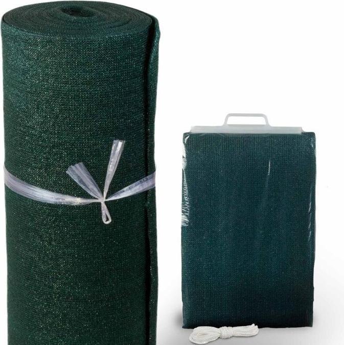 Actual product image Swisshandel24 Fence privacy screen HDPE green 1.50m 25m (2500 cm)