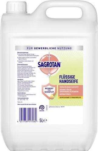 Sagrotan Liquid soap (Liquid soap, 5000 ml)