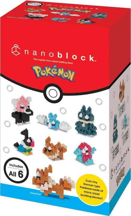 Image du produit Nanoblock Mininano Pokémon Normal GIFT box