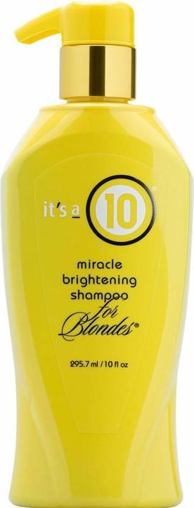Produktbild Makeup Revolution It's A 10 Miracle Brightening Shampoo für Blondinen Unisex 10oz (295.70 ml, Flüssiges Shampoo)