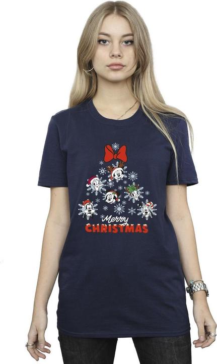 Immagine prodotto Disney Mickey Mouse And Friends Christmas Tree Maglietta Ampia Donna (4XL)