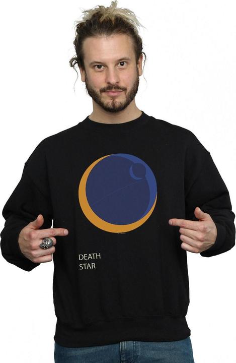 Actual product image Star Wars Mens Death Star Sweatshirt (S)