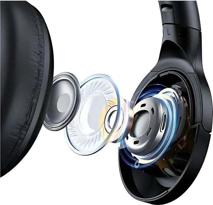 Image du produit Usams Słuchawki nauszne Bluetooth 5.3 US-YH Series czarny/black TDLYEJYS01 (USAMS-YH21) (ANC, 70 h, Filaire)